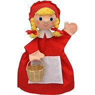 Hood with braids 30cm, puppet - Hand Puppet