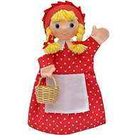 Karkulka s copy 30cm, puntíkovaná, maňásek - Hand Puppet