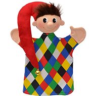 Kašpárek s rolničkou, 26cm, maňásek - Hand Puppet