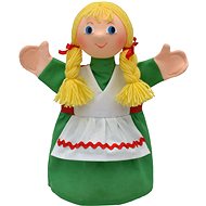 Gretel 27cm green, puppet - Hand Puppet