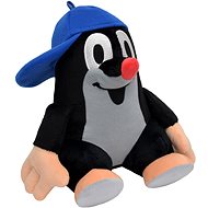 Mole 31cm sitting, cap blue - Soft Toy