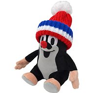 Mole 20cm sitting, red tricolour - Soft Toy