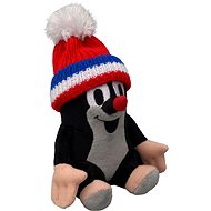 Little Mole 14cm, Red Tricolour Cap - Soft Toy