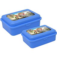 Snack box set, 2 pieces, Hurvínek Street blue - Lunch Box