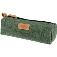 Zipped case, knitted, green - School Case