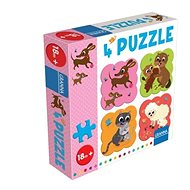 4 puzzles - dachshund - Jigsaw Puzzle