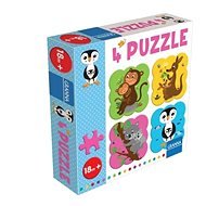 4 penguin puzzles - Jigsaw