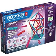 Geomag Glitter Recycled 60 pieces - Building Set