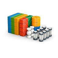 Magicube Shapes Recycled Bulk 128 pieces - Building Set