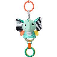 Hanging Tinkling Elephant with Light - Pushchair Toy