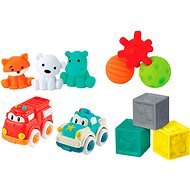 Set of Sensory Toys with Cars and Animals - Baby Toy