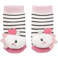 Baby Fehn Hrkajúce ponožky jednorožec Aiko & Yuki - Hrkálka