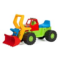 Children' s Excavator loader 74 cm - green - Balance Bike