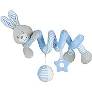 Cot toy Spiral rabbit - blue - Baby Toy