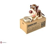 ISO Pokladnička na mince hladný psík hnedá 8124 - Interaktívna hračka