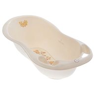 Anatomical bathtub 102 cm beige - teddy bear - Baby Bathtub