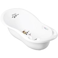 Anatomical bathtub 102 cm Wise Owl white - Baby Bathtub