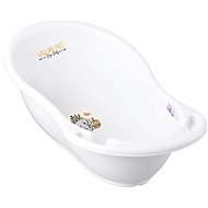 Anatomical bathtub 86 cm Wild & Free elephant white - Baby Bathtub