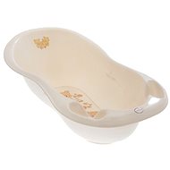 Anatomical bathtub with drain 102 cm Lux Teddy beige - Baby Bathtub