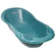 Anatomical bathtub with spout 102 cm Lux meteo - turquoise - Baby Bathtub