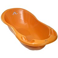 Anatomical bathtub with spout 102 cm Lux meteo - yellow - Baby Bathtub