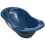 Anatomical bathtub with drain 86 cm Meteo blue - Baby Bathtub