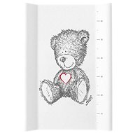 NELLYS, soft, raised sides, TEDDY, 50 x 70cm, white - Changing Pad