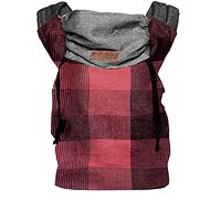 ByKay CLICK CARRIER REVERSIBLE Red Plaid Kangaroo - Baby Carrier