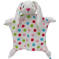 Rabbit 30 cm white, knotted puppet - Baby Sleeping Toy