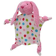 Rabbit 30 cm pink, knotted puppet - Baby Sleeping Toy