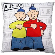 Pillow 30x30 cm, Pat and Mat, That's it! - Pillow