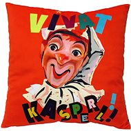Pillow 30x30 cm, Vivat Kasperl, red - Pillow