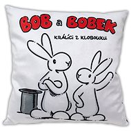 Pillow 30x30 cm, Bob and Bobek, white - Pillow