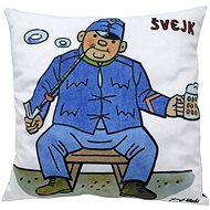 Pillow 30x30 cm, Svejk with a pint - Pillow