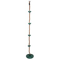Swing climbing rope with discs green - Climbing Rope