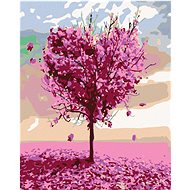 Diamondi - Diamond painting - PINK HEART TREE - Diamond Painting