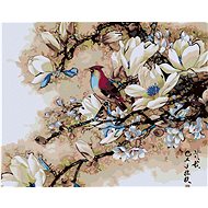 Diamondi - DADDY IN THE BRANCHES, 40x50 cm, without frame and without canvas shut off - Diamond Painting