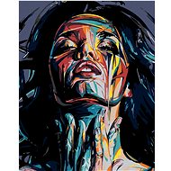 Diamondi - Diamond Painting - COLOUR IN PINK, 40x50 cm, without frame and without canvas switching o - Diamond Painting