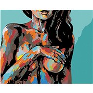 Diamondi - PAINTING ON THE BODY, 40x50 cm, without frame and without switching off the canvas - Diamond Painting