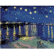 Diamondi - STARRY NIGHT OVER RHONA (VAN GOGH), 40x50 cm, off canvas on frame - Diamond Painting