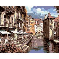 Diamondi - CITY ON A GREEK, 40x50 cm, without frame and without canvas shut off - Diamond Painting