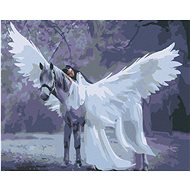 Diamondi - ANGEL ON A SINGLE SIDER, 40x50 cm, stretched canvas on frame - Diamond Painting
