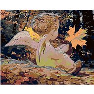 Diamondi - Diamond painting - ANGEL WITH A LEAF - Diamond Painting
