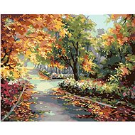 Diamondi - FLOWER GARDEN, 40x50 cm, stretched canvas on frame - Diamond Painting