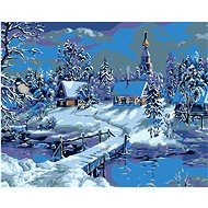 Diamondi - Diamond painting - Frozen line, 40x50 cm, without frame and without canvas shut off - Diamond Painting