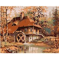 Diamondi - OLD MILL, 40x50 cm, off canvas on frame - Diamond Painting
