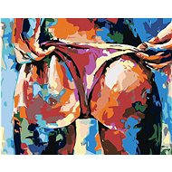 Diamondi - SEXY BACKGROUND IN COLOUR, 40x50 cm, without frame and without switching off the canvas - Diamond Painting