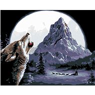 Diamondi - Diamond painting - Howling Wolf - Diamond Painting