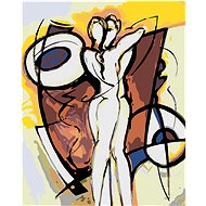 Diamondi - ABSTRACT OF LOVERS, 40x50 cm, without frame and without canvas shut off - Diamond Painting