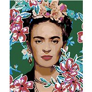Diamondi - FRIDA KAHLO I., 40x50 cm, without frame and without canvas shut off - Diamond Painting